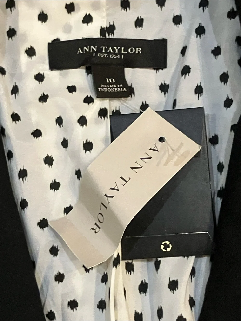 NWT ANN TAYLOR BLACK BLAZER JACKET SZ 10